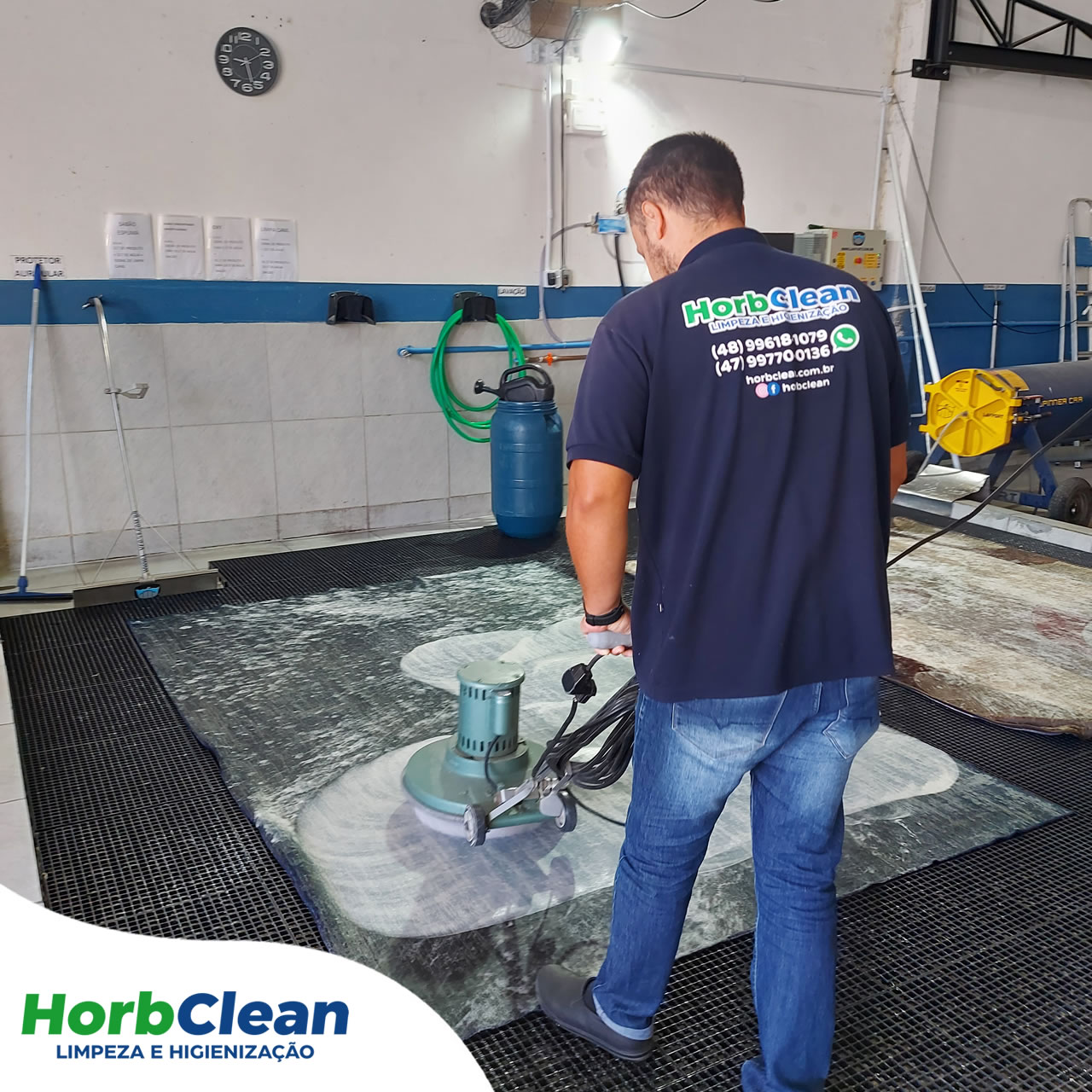 Lava O De Tapetes Residencial E Comercial Horbclean Higieniza O