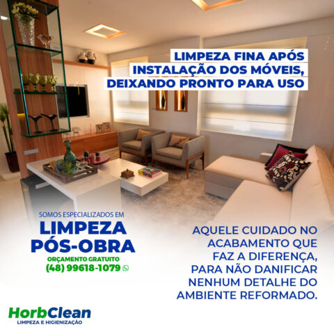 HorbClean - Limpeza Pós-Obra Profissional