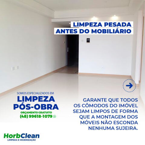 HorbClean - Limpeza Pós-Obra Profissional